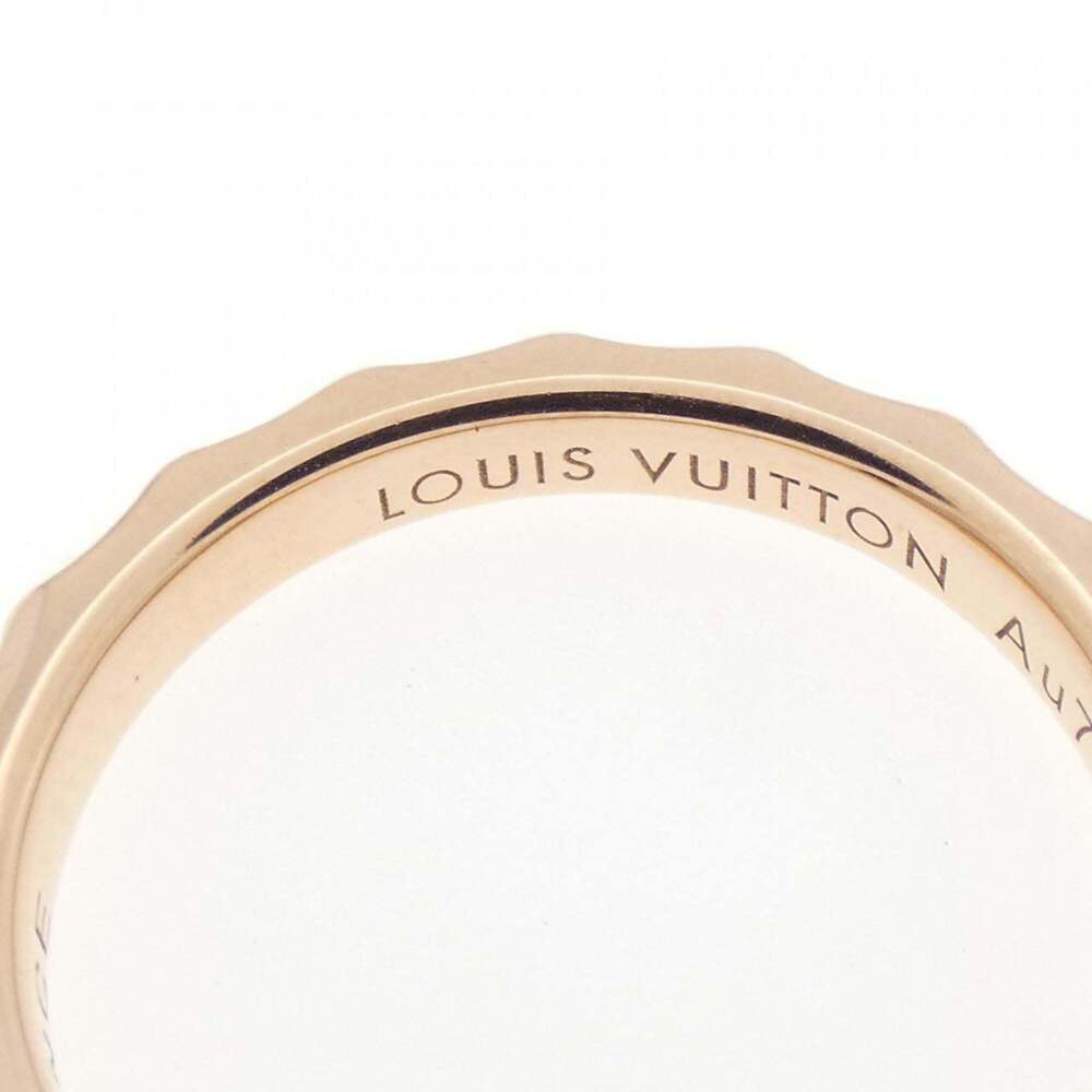 LOUIS VUITTON Gold Monogram Ring - Picture 4 of 5